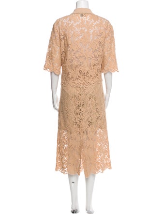 St. John Lace Pattern Skirt Set