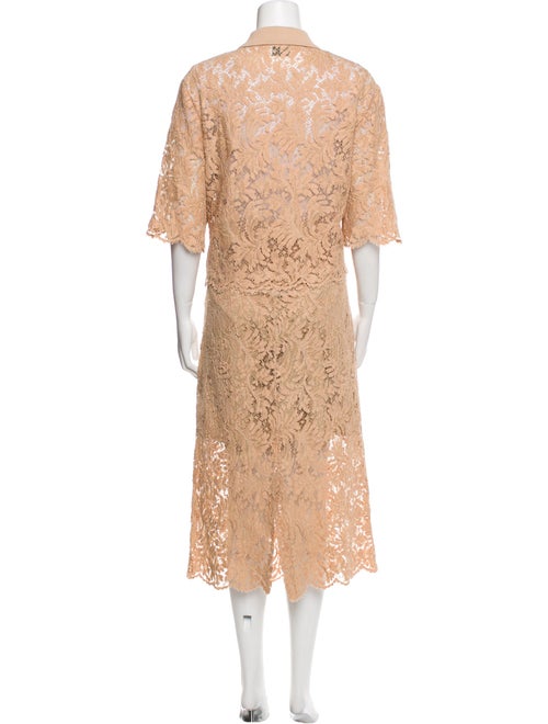 St. John Lace Pattern Skirt Set