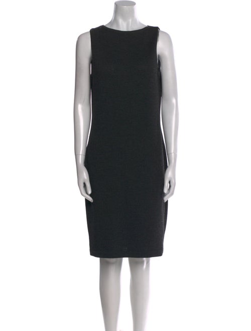St. John Bateau Neckline Knee-Length Dress