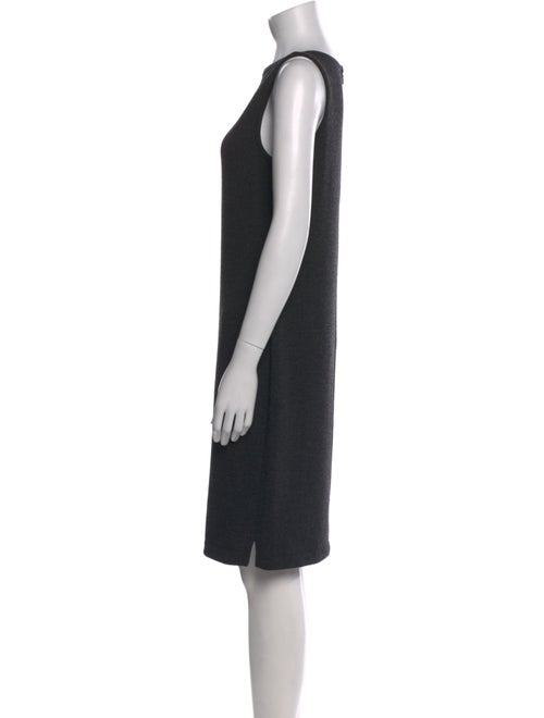 St. John Bateau Neckline Knee-Length Dress