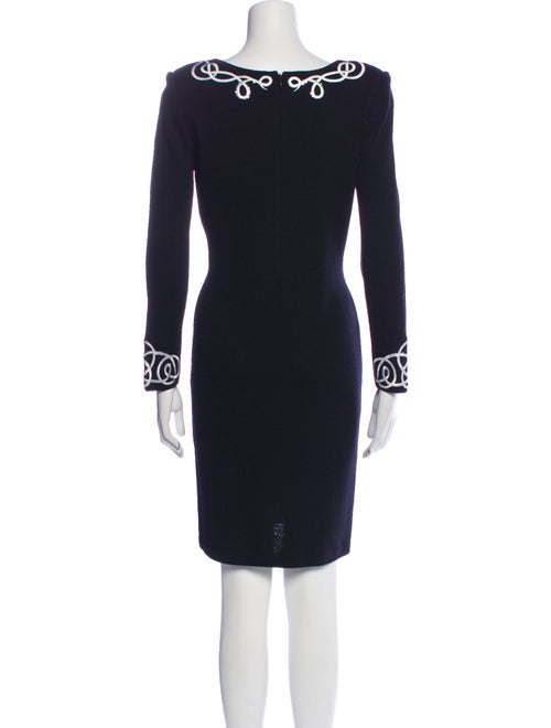 St. John Wool Knee-Length Dress