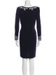 St. John Wool Knee-Length Dress