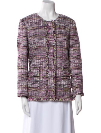 St. John Tweed Pattern Evening Jacket