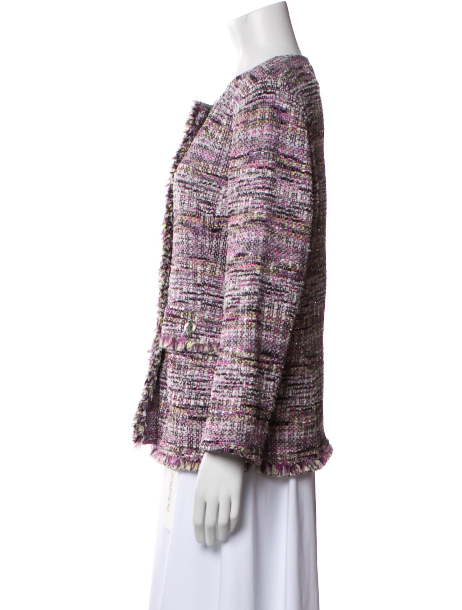 St. John Tweed Pattern Evening Jacket
