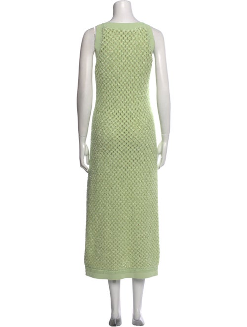 St. John Bateau Neckline Long Dress