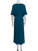 St. John V-Neck Long Dress