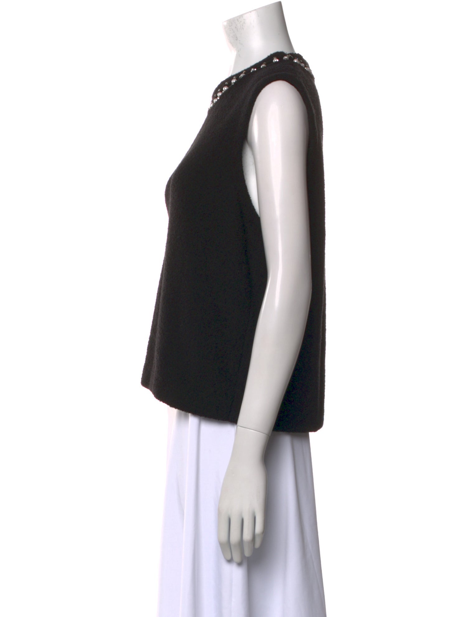 St. John Crew Neck Sleeveless Top w/ Tags