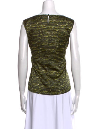 St. John Silk Cowl Neck Top