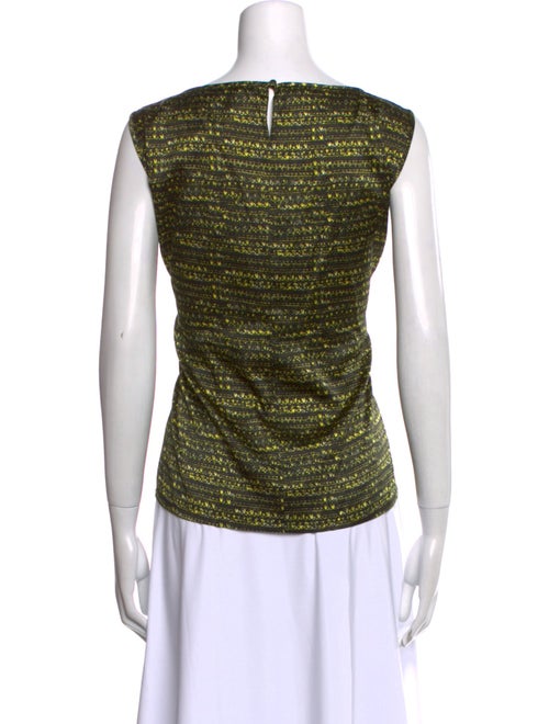 St. John Silk Cowl Neck Top