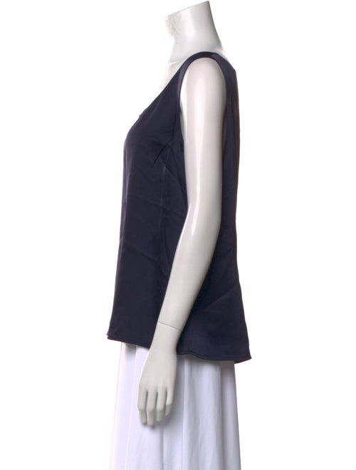 St. John Square Neckline Sleeveless Top