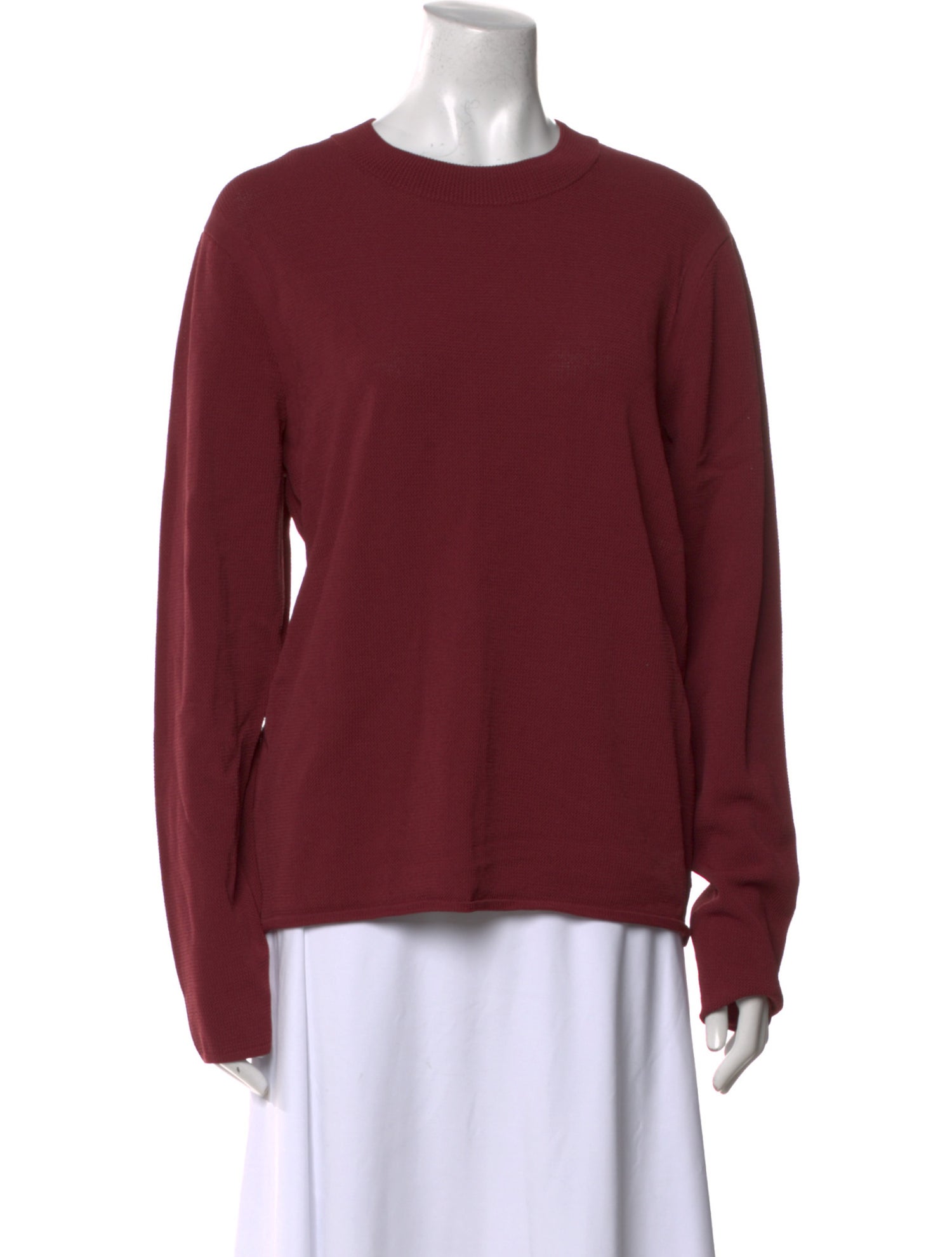 St. John Crew Neck Long Sleeve Sweatshirt