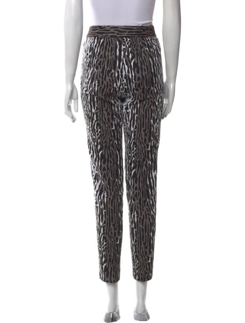 St. John Animal Print Skinny Leg Pants