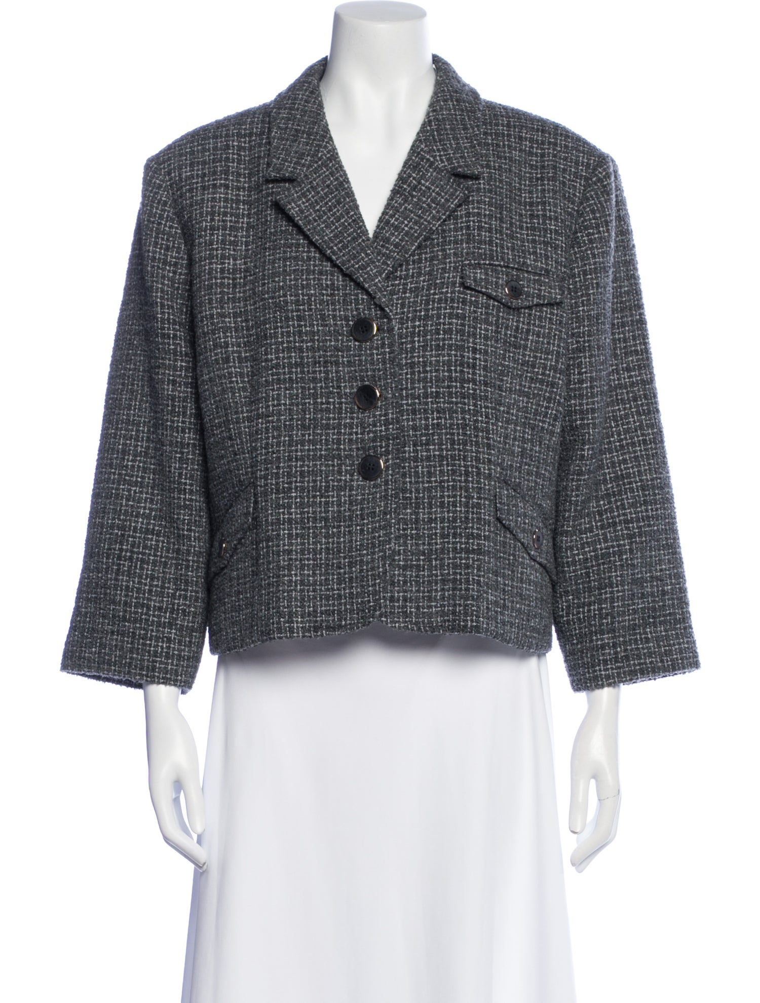 St. John Tweed Pattern Blazer w/ Tags