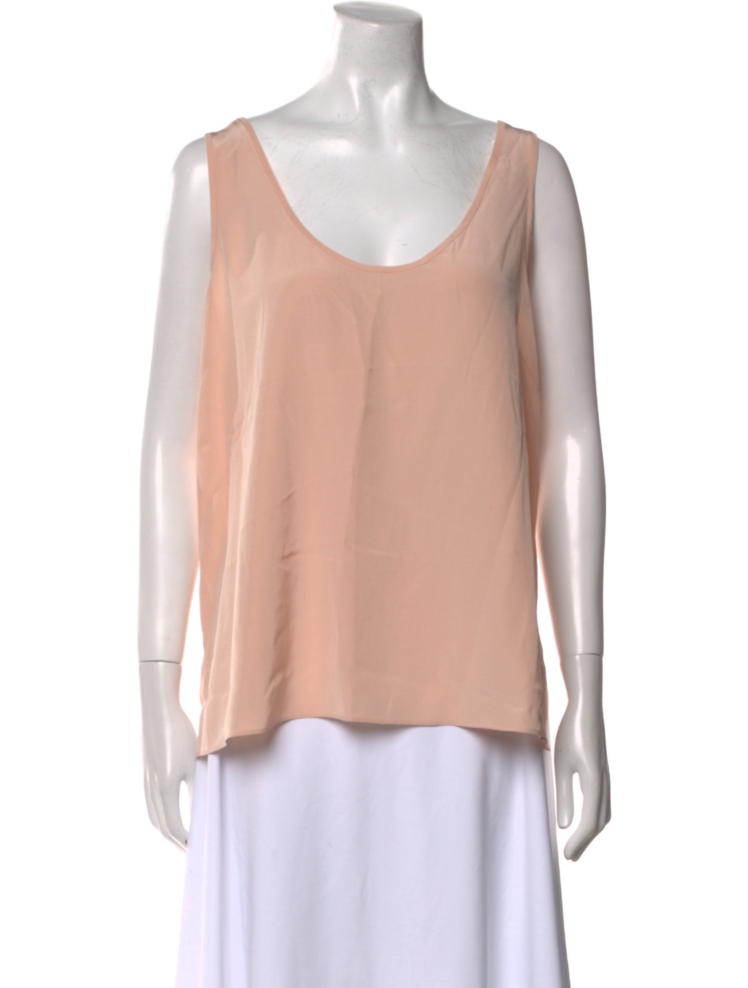 St. John Silk Scoop Neck Blouse w/ Tags