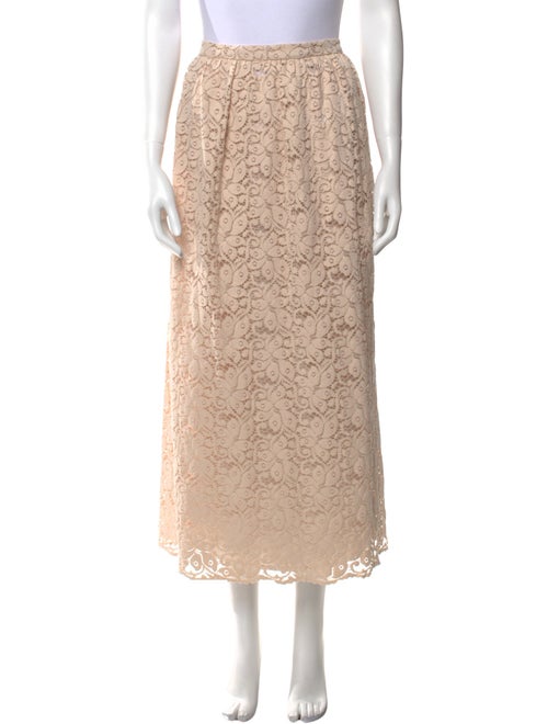 St. John Lace Midi Length Skirt