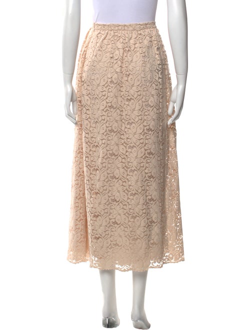 St. John Lace Midi Length Skirt