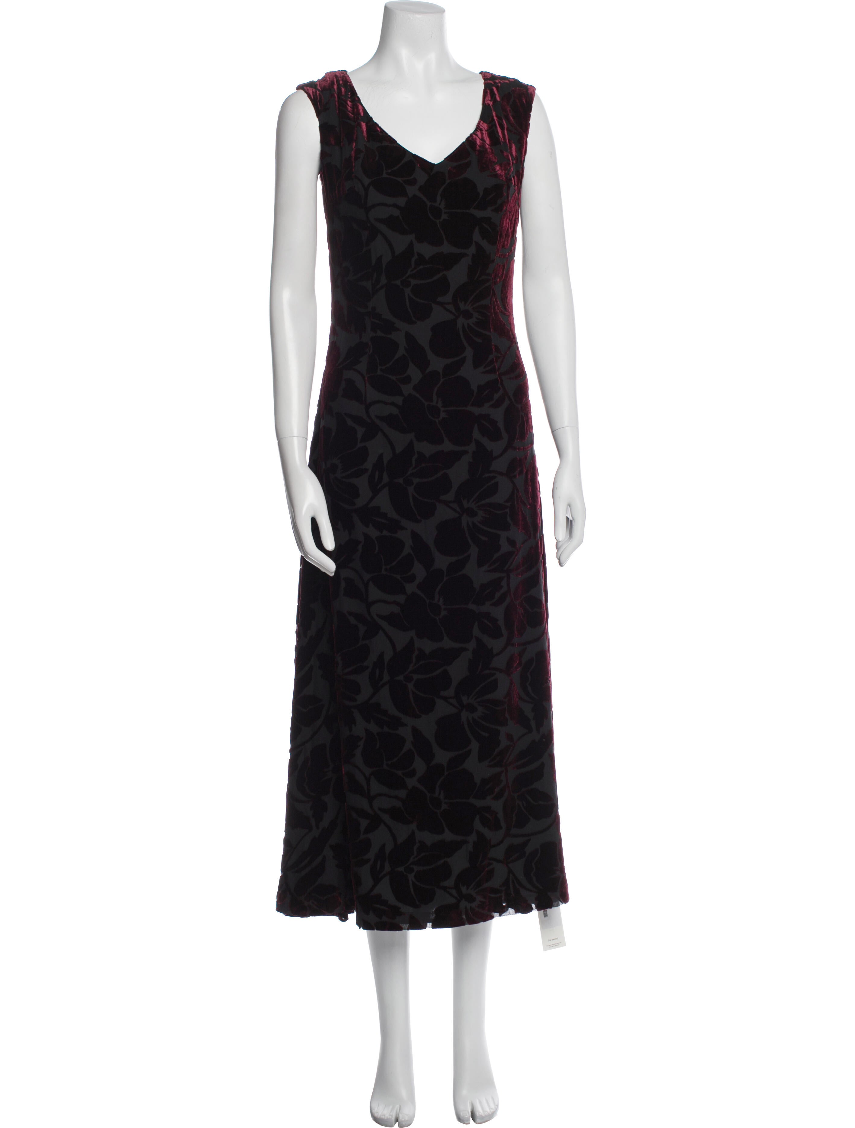 St. John Velvet Long Dress w/ Tags