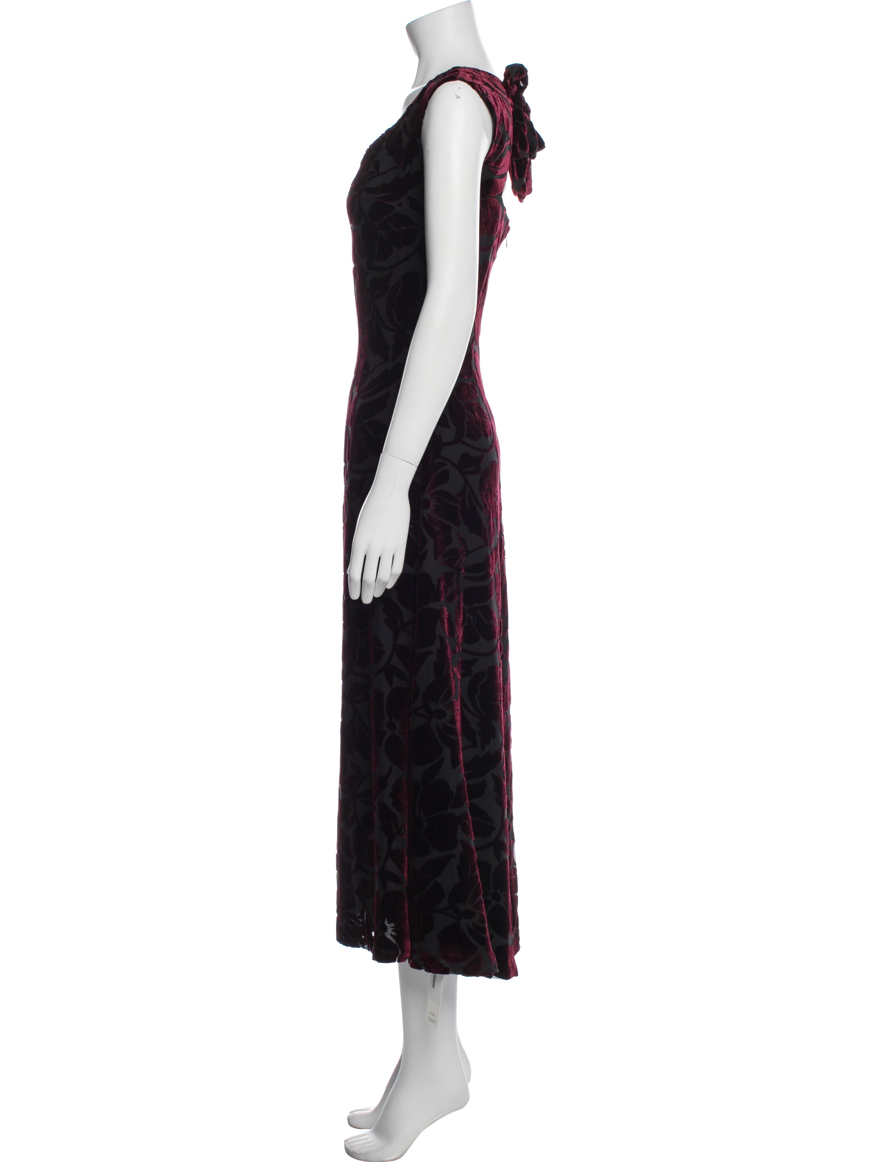 St. John Velvet Long Dress w/ Tags