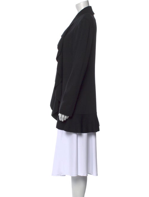 St. John Wool Open Front Sweater