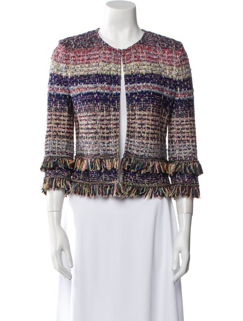 St. John Tweed Pattern Evening Jacket