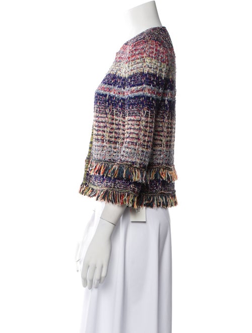 St. John Tweed Pattern Evening Jacket