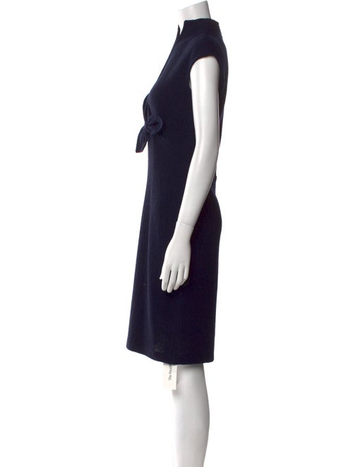 St. John V-Neck Knee-Length Dress