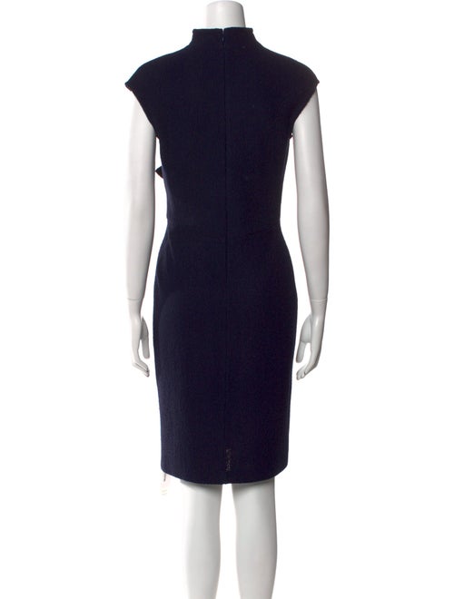 St. John V-Neck Knee-Length Dress