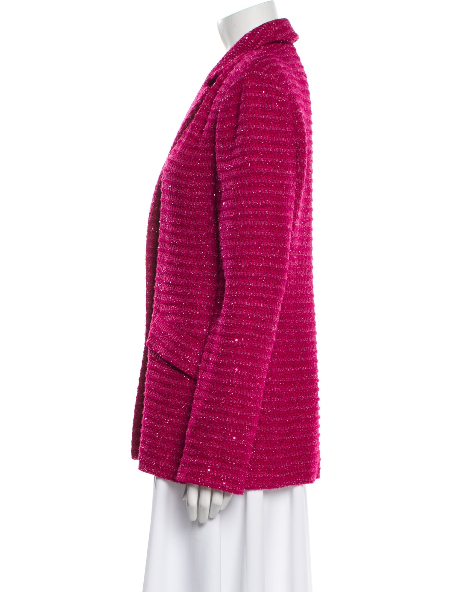 St. John Tweed Pattern Blazer