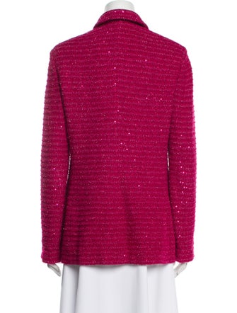 St. John Tweed Pattern Blazer