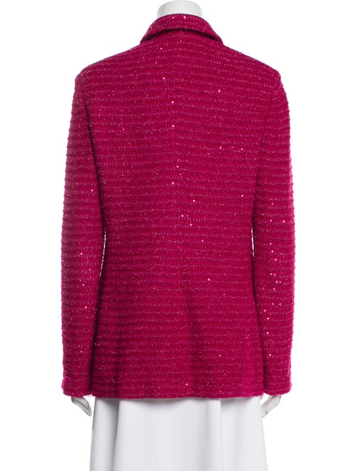 St. John Tweed Pattern Blazer