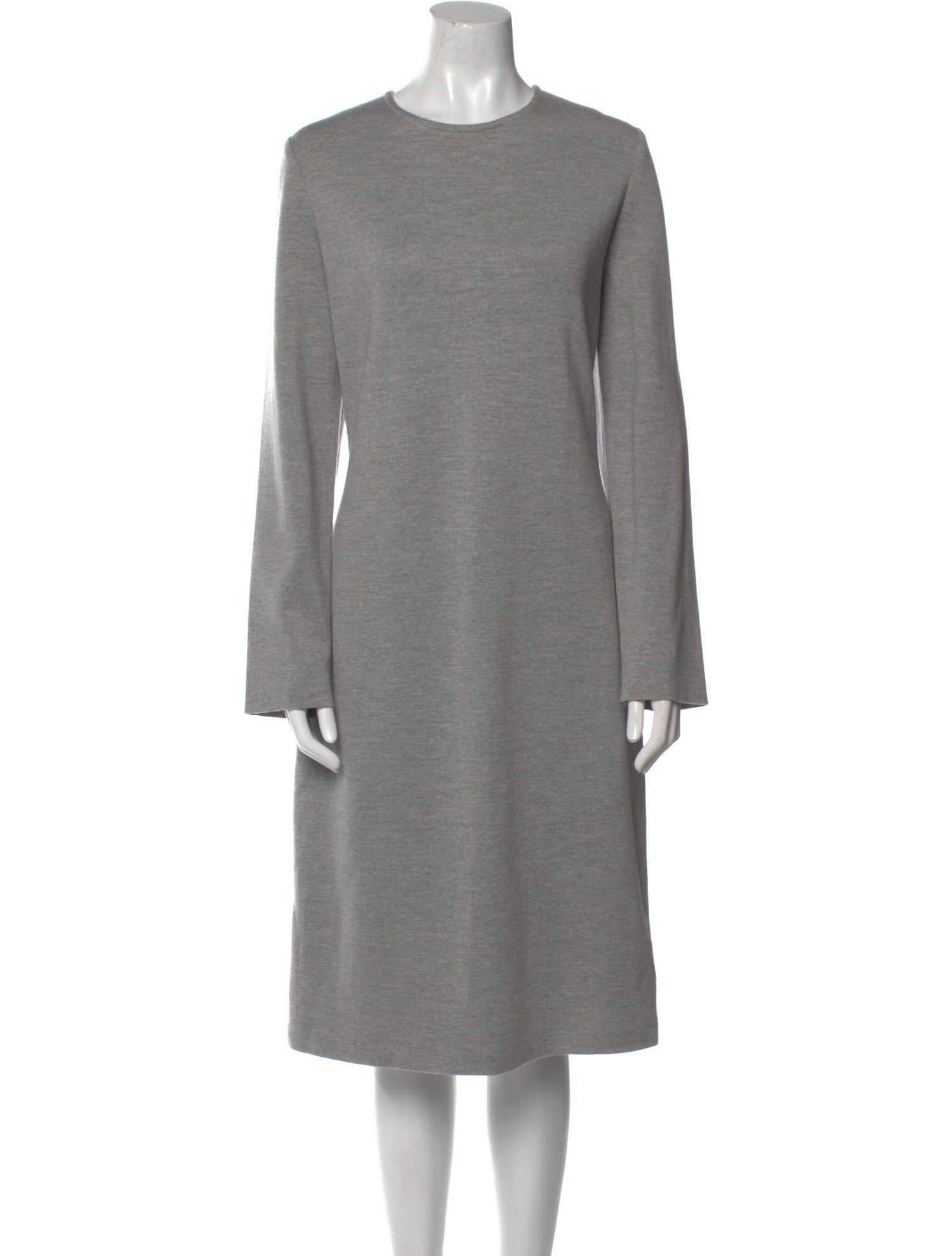 St. John Wool Midi Length Dress