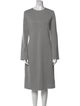 St. John Wool Midi Length Dress