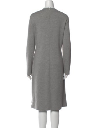 St. John Wool Midi Length Dress