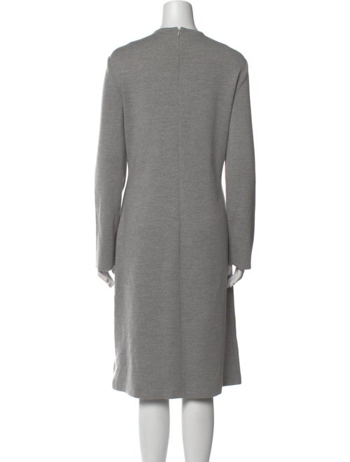 St. John Wool Midi Length Dress