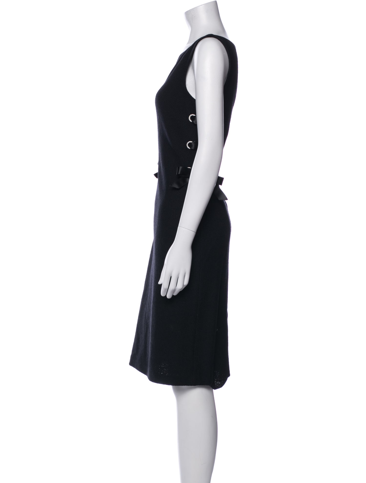 St. John Wool Knee-Length Dress w/ Tags