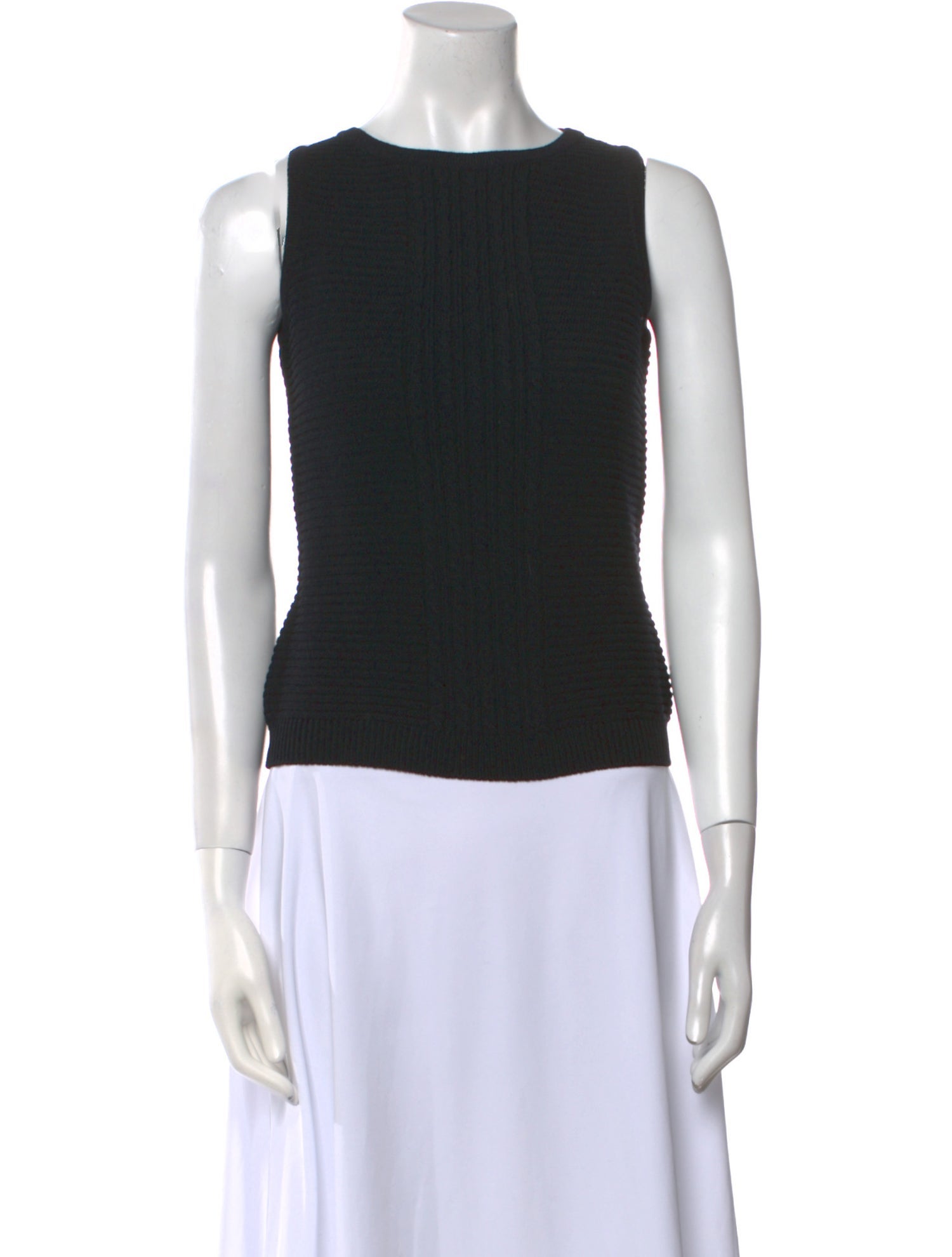 St. John Wool Bateau Neckline Top