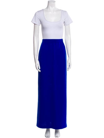 St. John Wool Crystal Embellishments Skirt Set