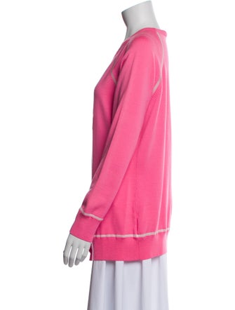 St. John Wool V-Neck Sweater