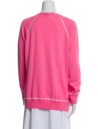 St. John Wool V-Neck Sweater