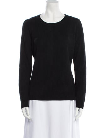 St. John Wool Scoop Neck Sweater