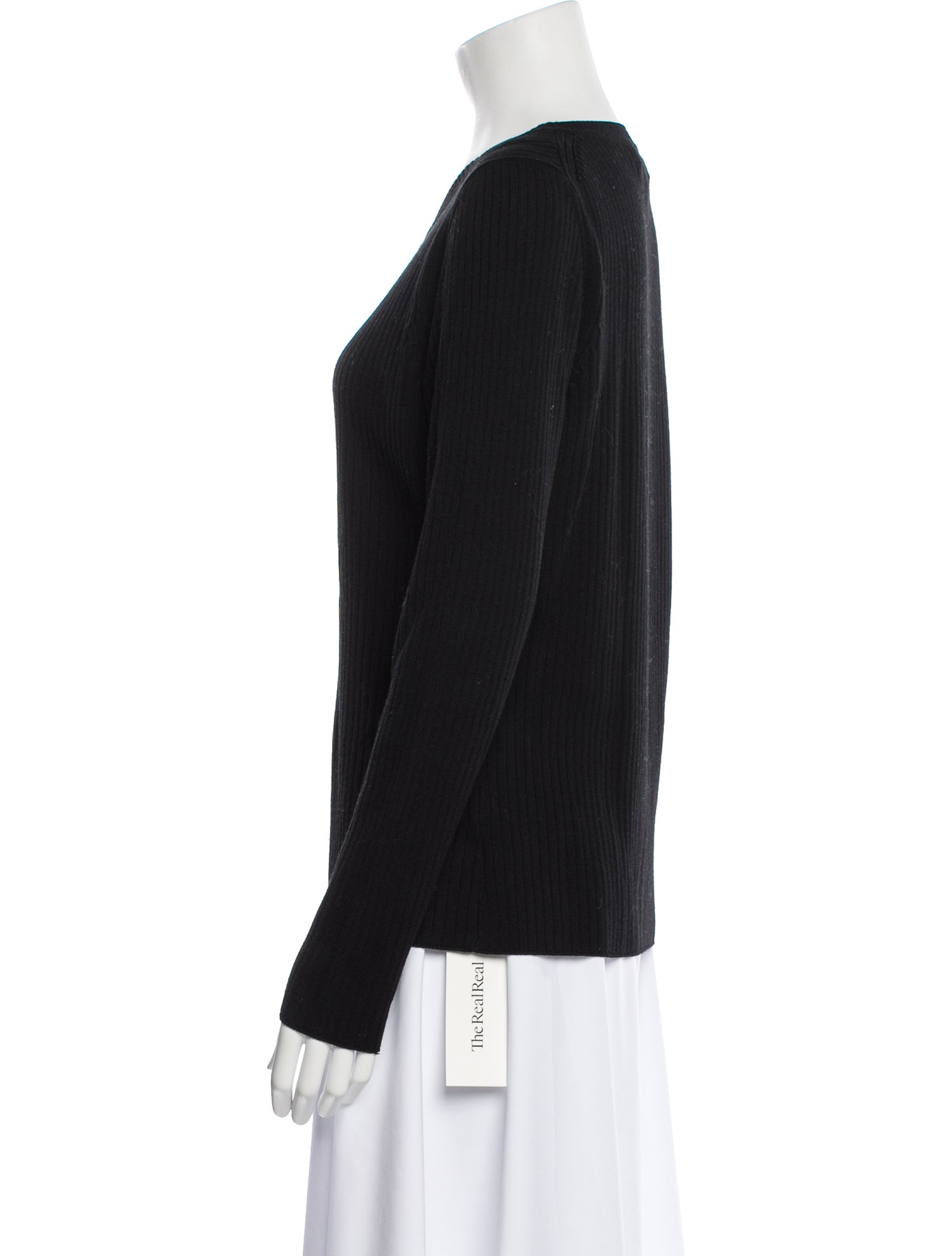 St. John Wool Scoop Neck Sweater