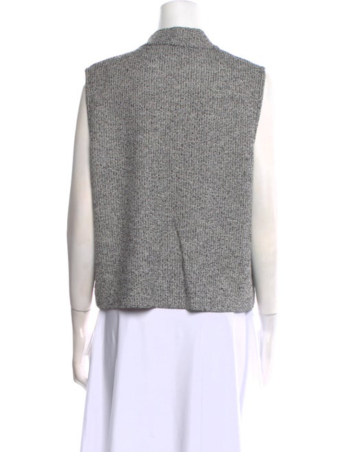 St. John Wool Mock Neck Crop Top