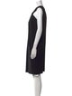 St. John Halterneck Knee-Length Dress