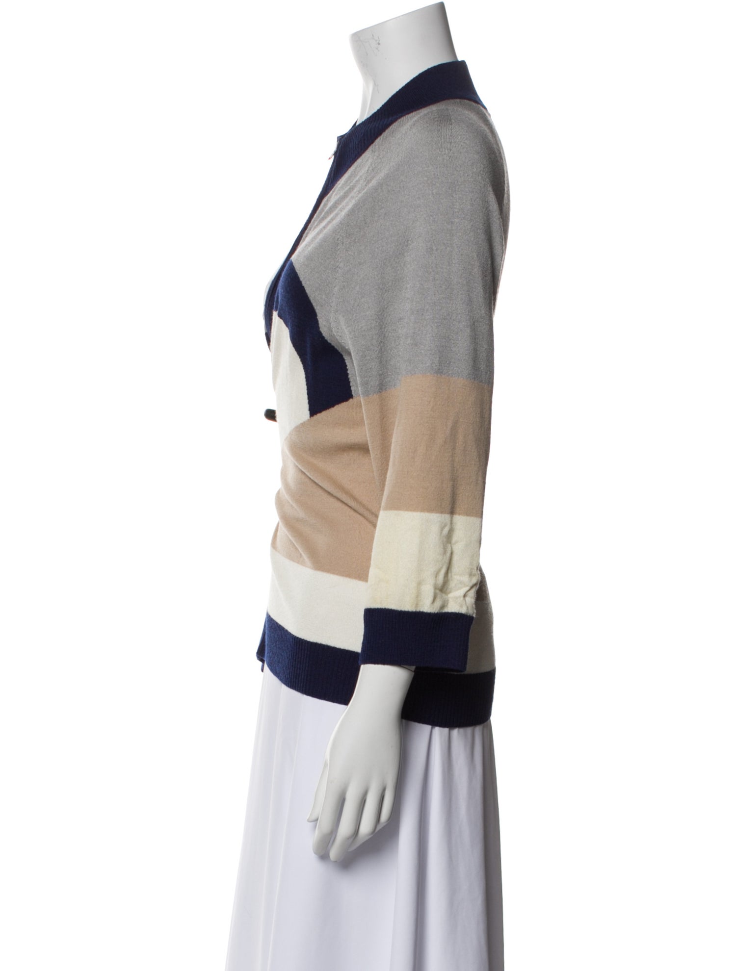 St. John Wool Striped Sweater