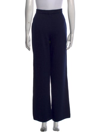 St. John Wool Wide Leg Pants