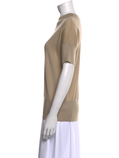 St. John Wool Mock Neck Sweater