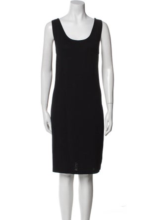 St. John Wool Knee-Length Dress