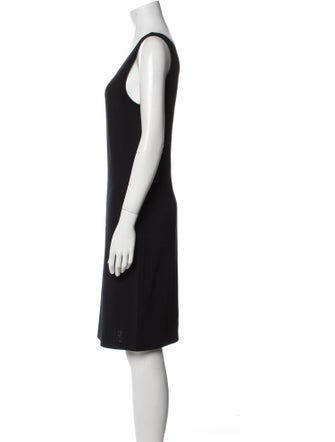St. John Wool Knee-Length Dress