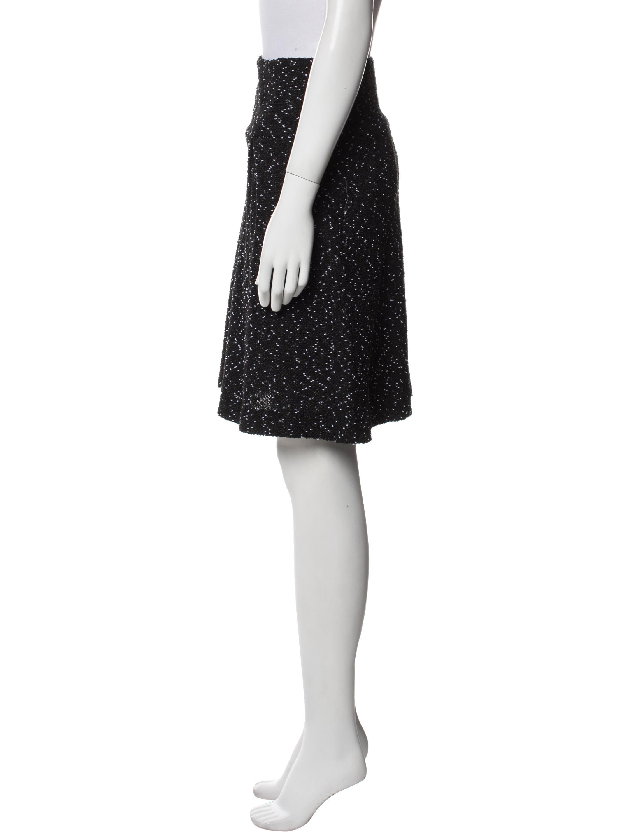 St. John Wool Knee-Length Skirt