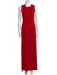 St. John Crew Neck Long Dress